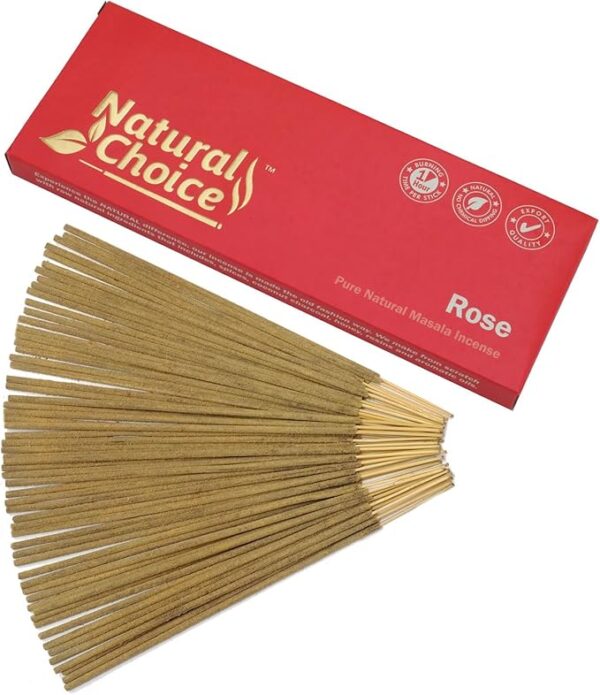 Natural Choice Rose Incense Sticks